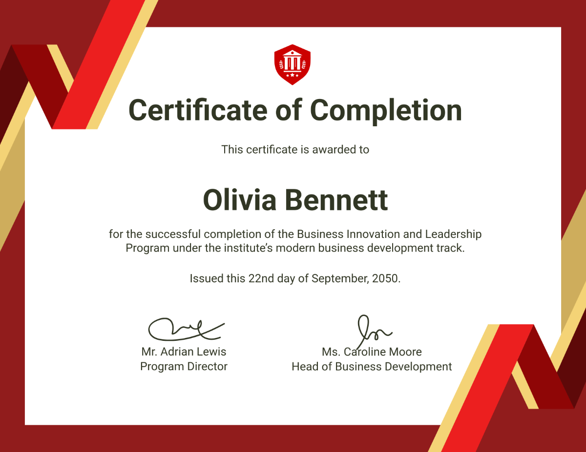 Free Modern Business Certificate Template to Edit Online
