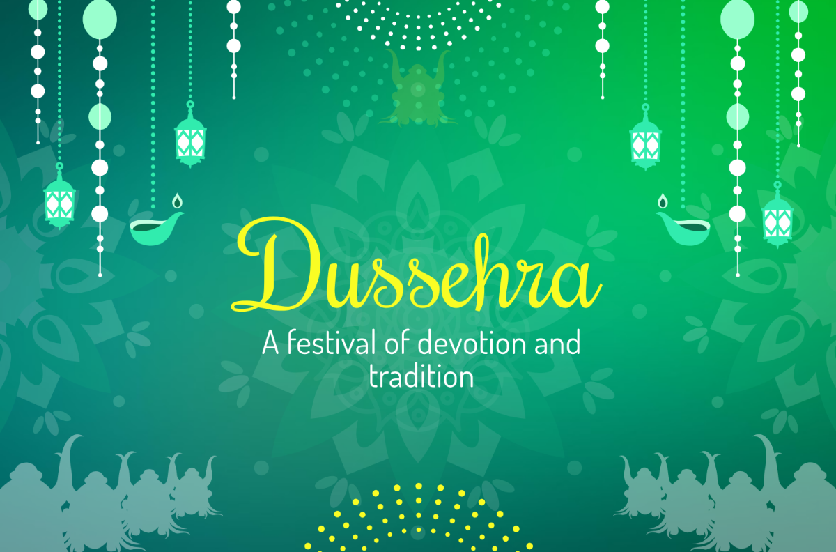 Free Decorative Dussehra Banner Template to Edit Online