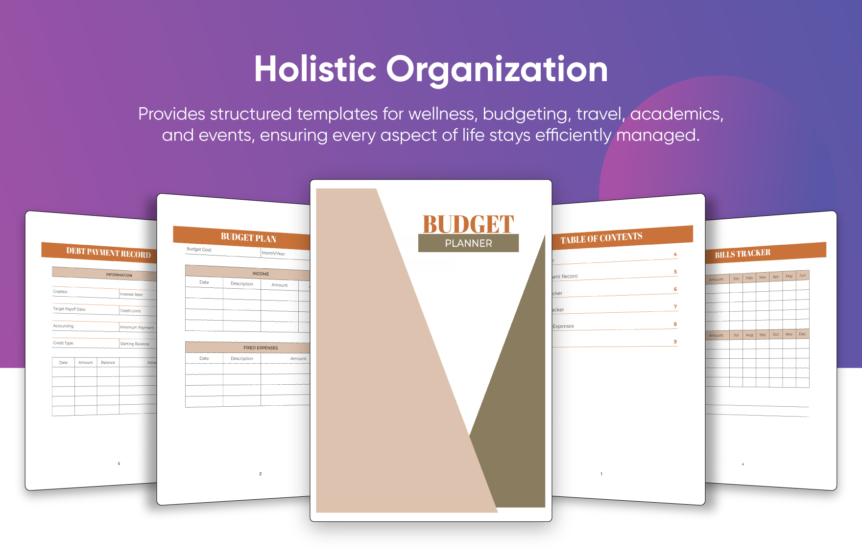 30+ Printable Planner Template Bundle