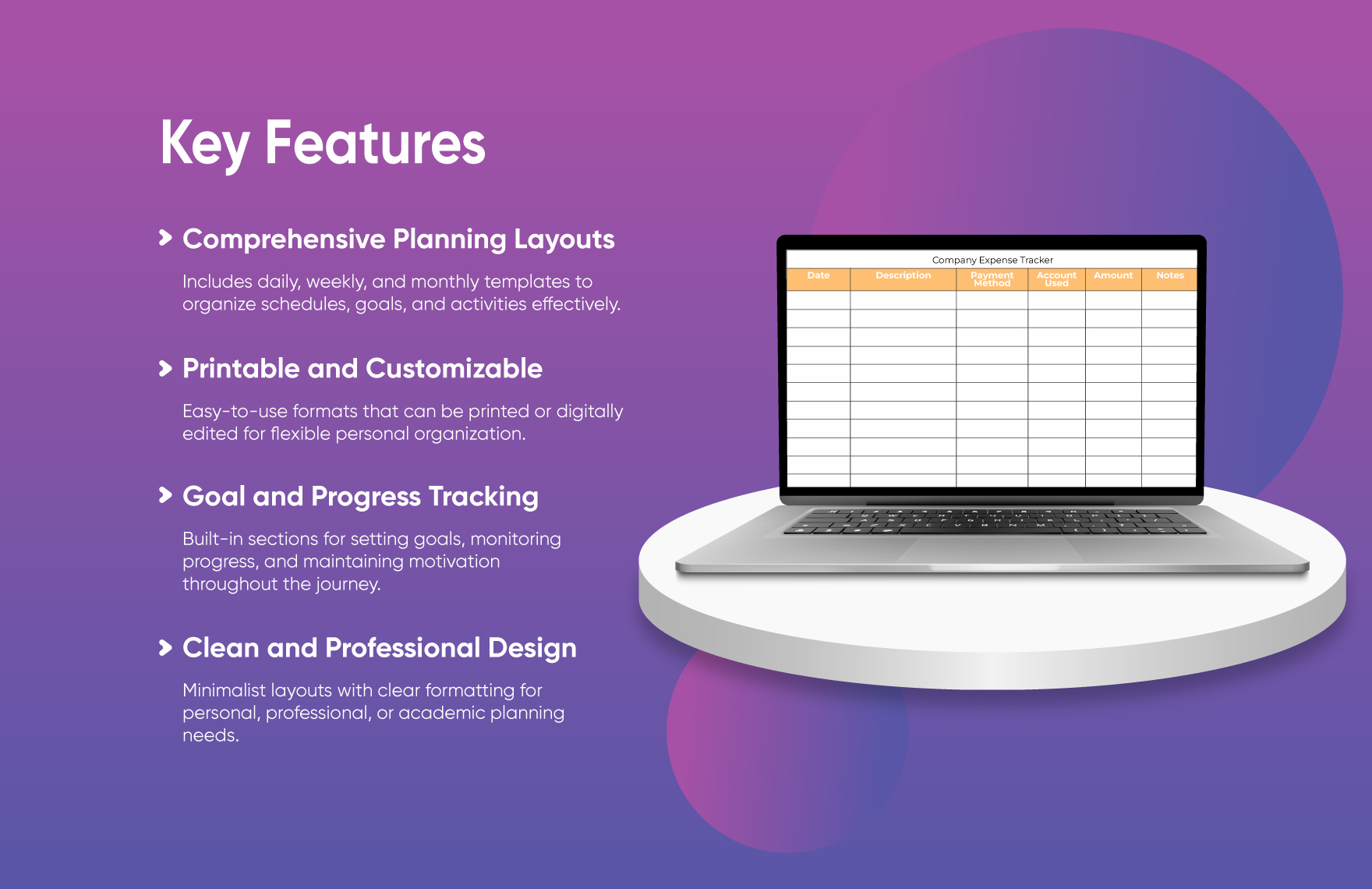 30+ Printable Planner Template Bundle