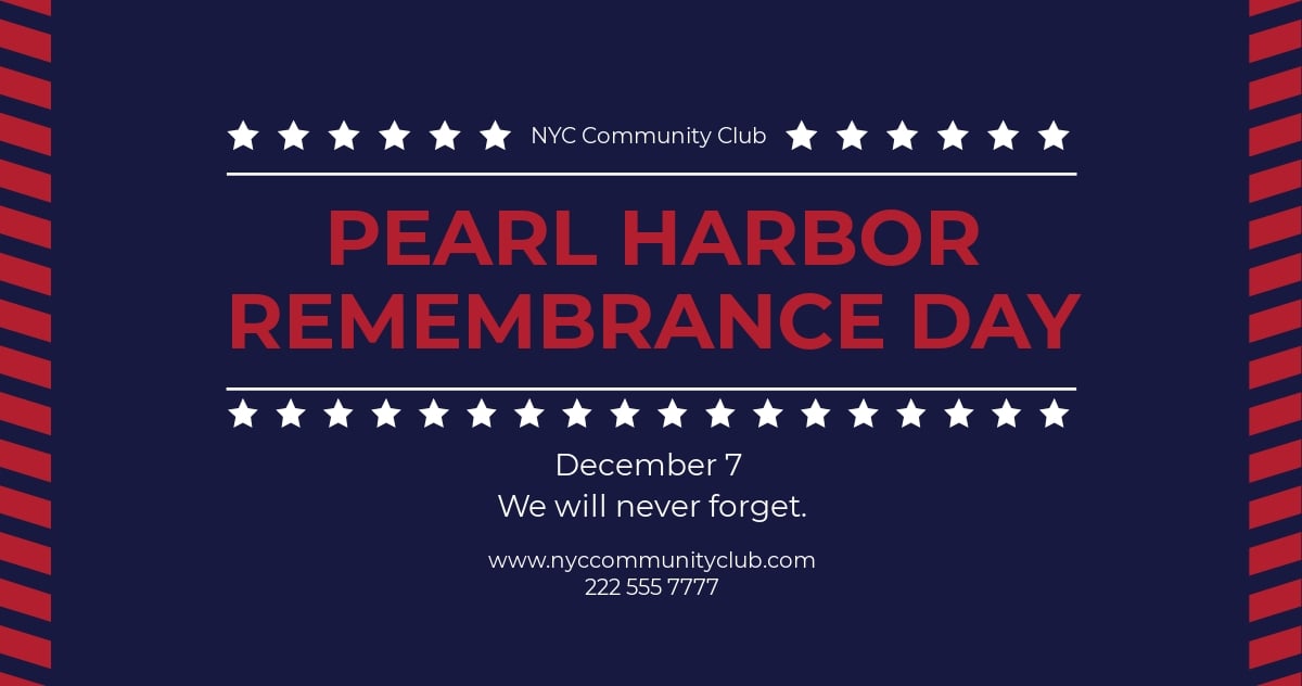 Remembrance Day Facebook Shared Image Template.jpe