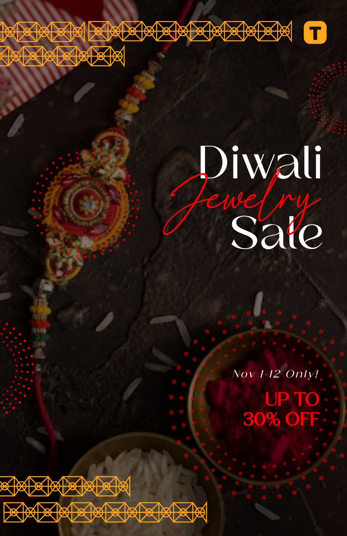Simple Diwali Jewelry