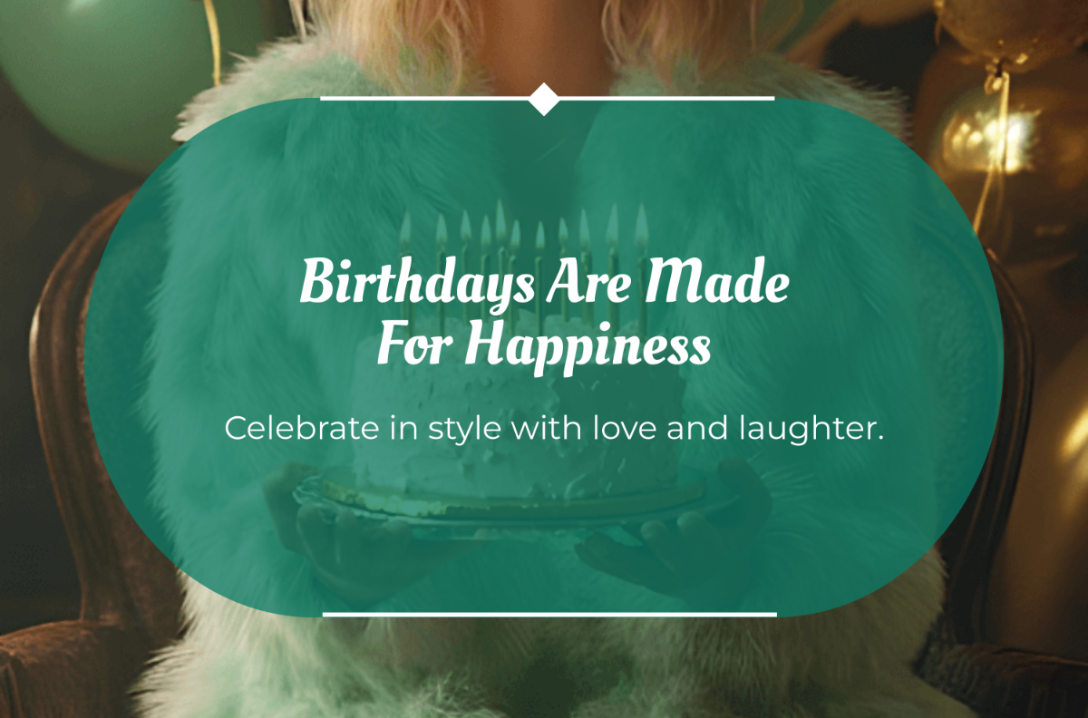 Free Adult Birthday Banner Template to Edit Online
