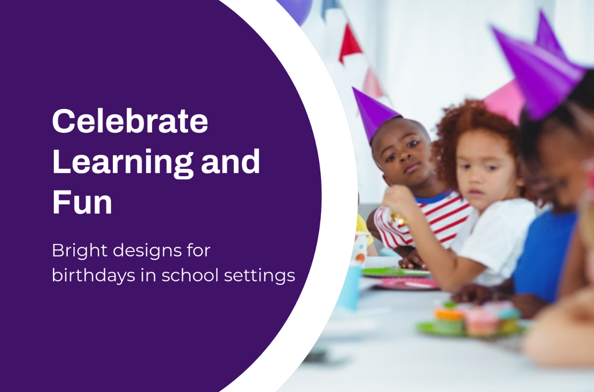 Free School Birthday Banner Template to Edit Online