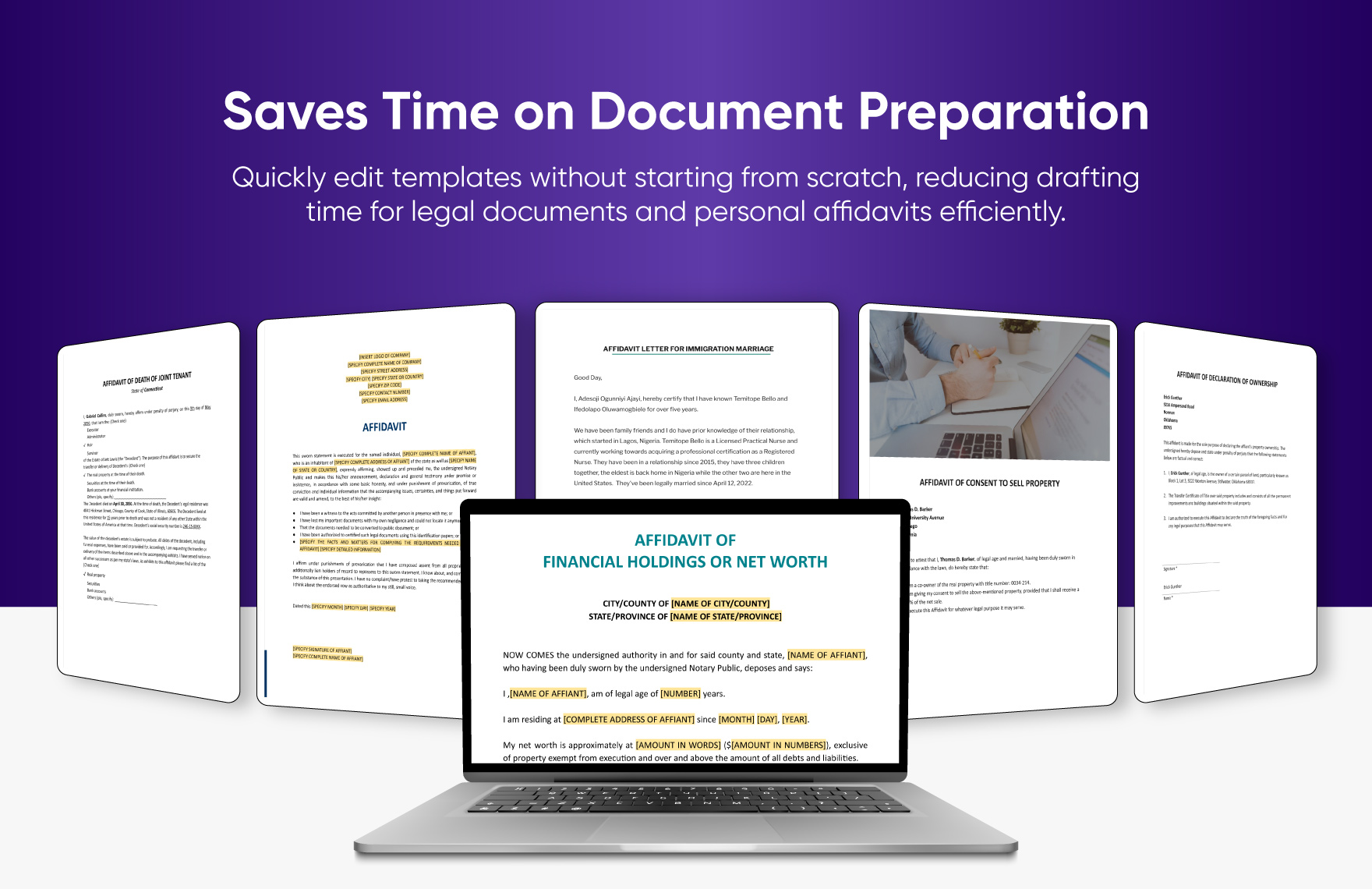 30+ Professional Affidavit Template Bundle