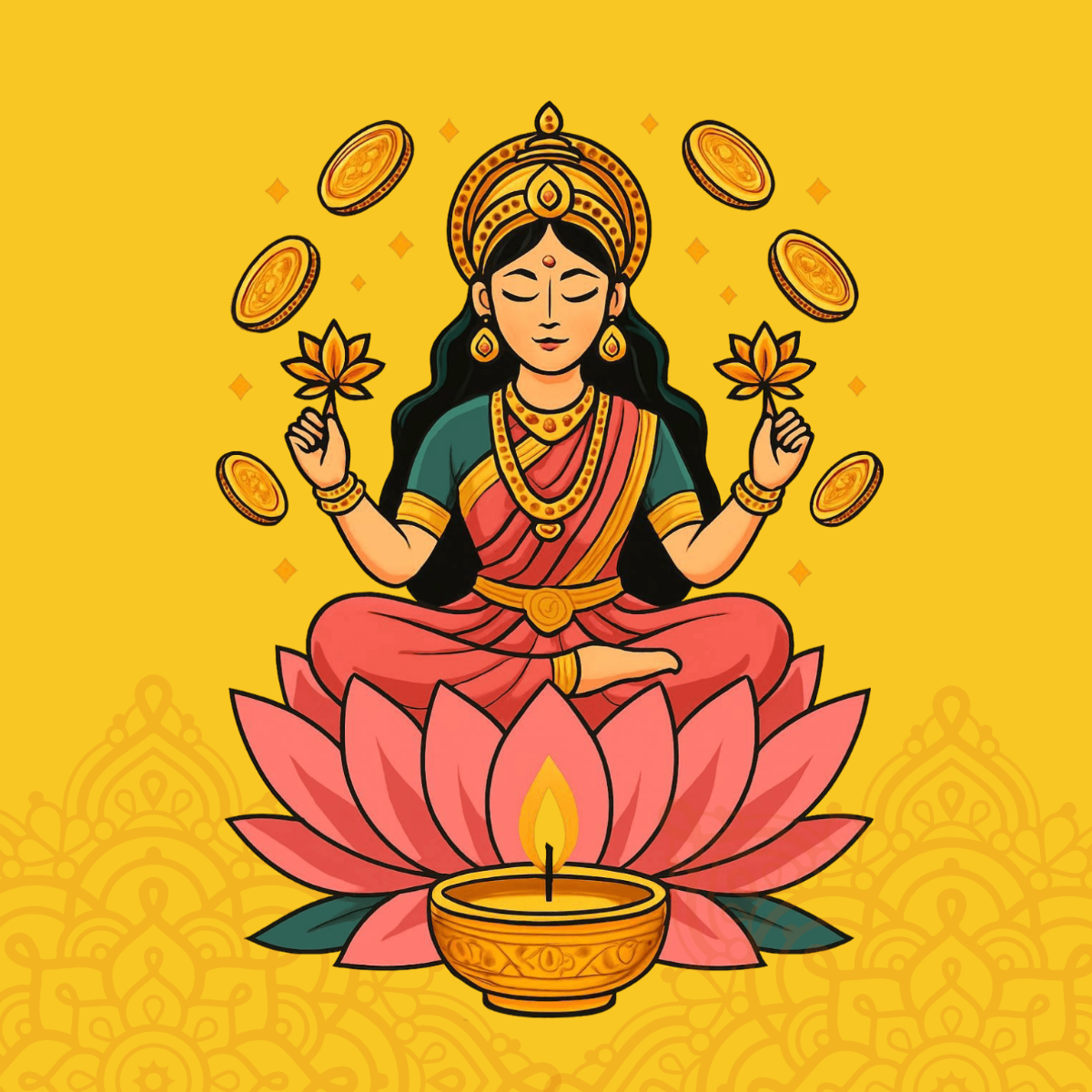 Free Professional Dhanteras Illustration Template to Edit Online Free Professional Dhanteras Illustration Template to Edit Online