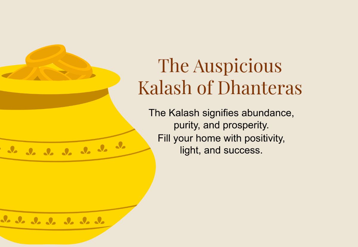 Free Blank Dhanteras Kalash Template to Edit Online