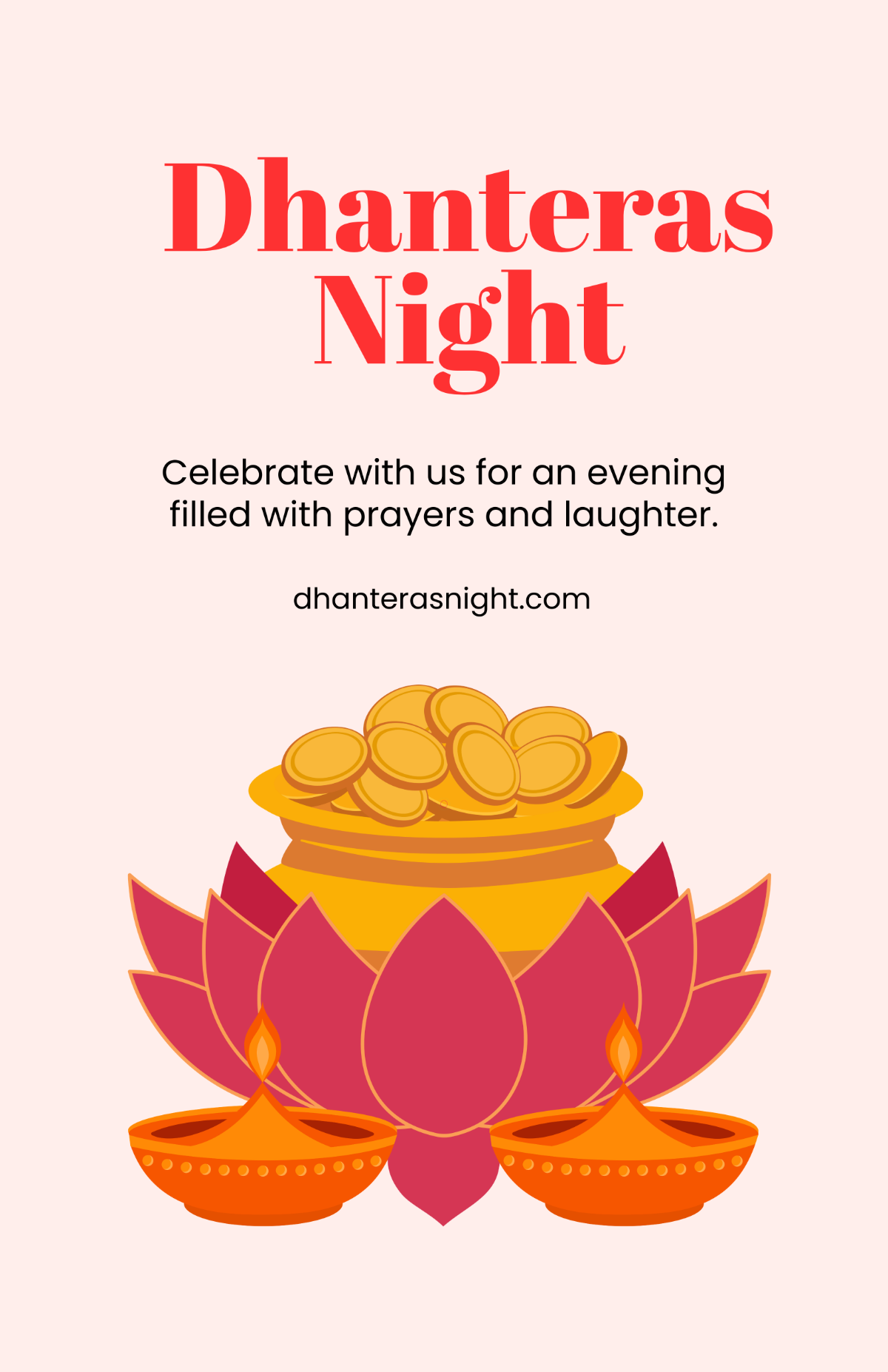 Free Lovely Dhanteras Template to Edit Online