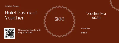 Free Hotel Payment Voucher Template to Edit Online