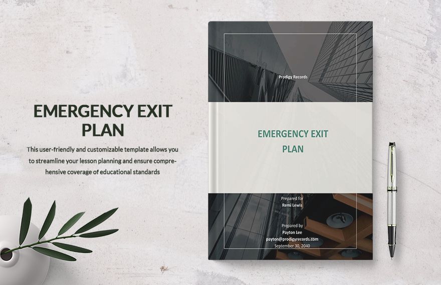 Editable Emergency Plan Templates In PDF To Download Editable Emergency Plan Templates In PDF To Download