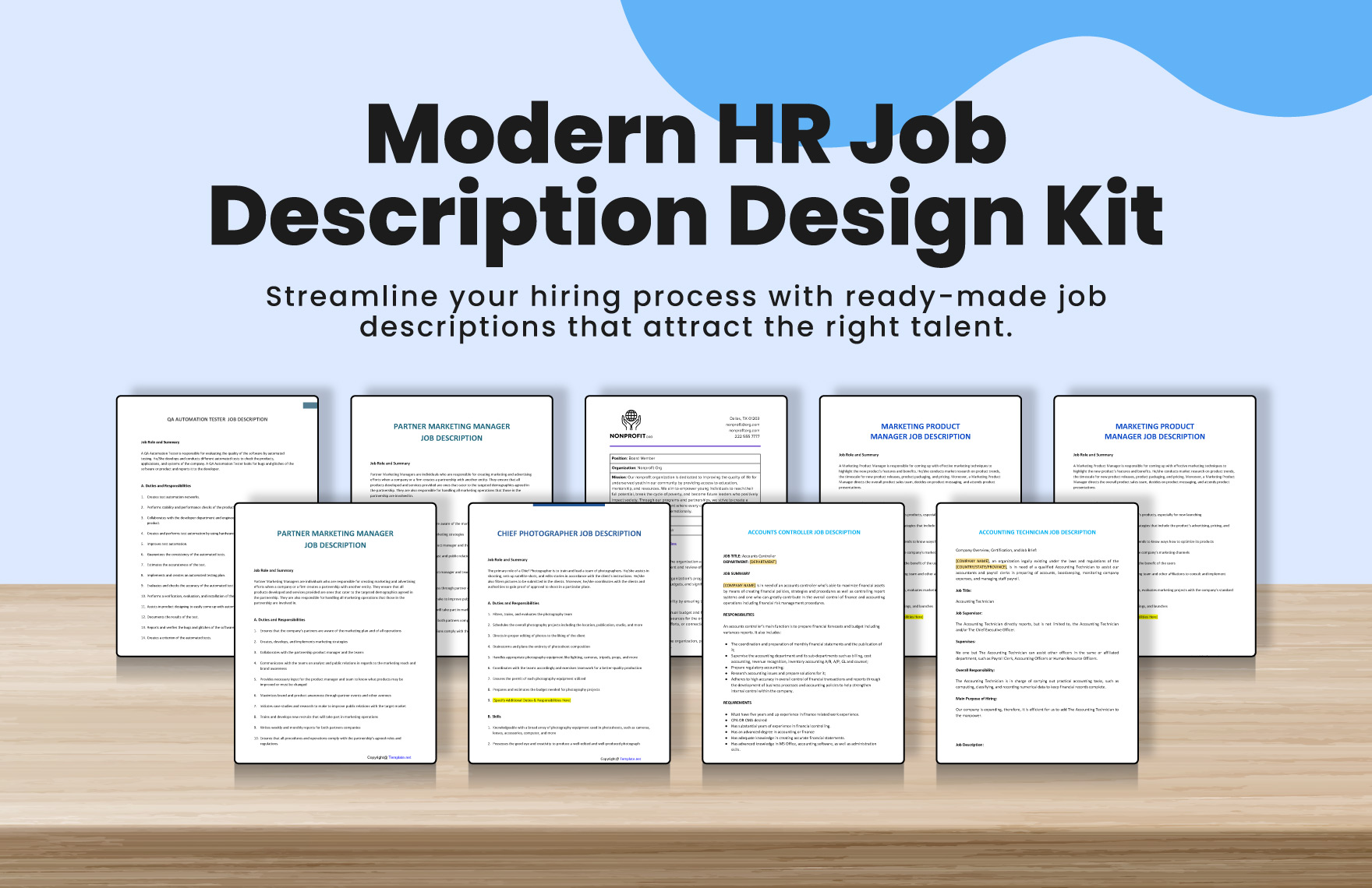 50+ Ultimate HR Job Description Template Bundle