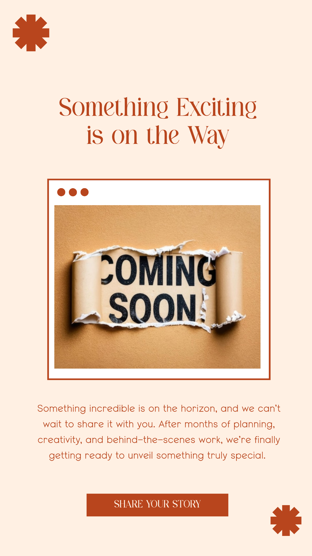 Free Coming Soon Facebook Story Template to Edit Online
