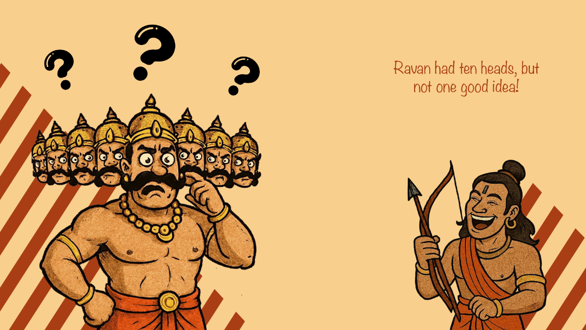Free Funny Dussehra Quotes Background Template to Edit Online