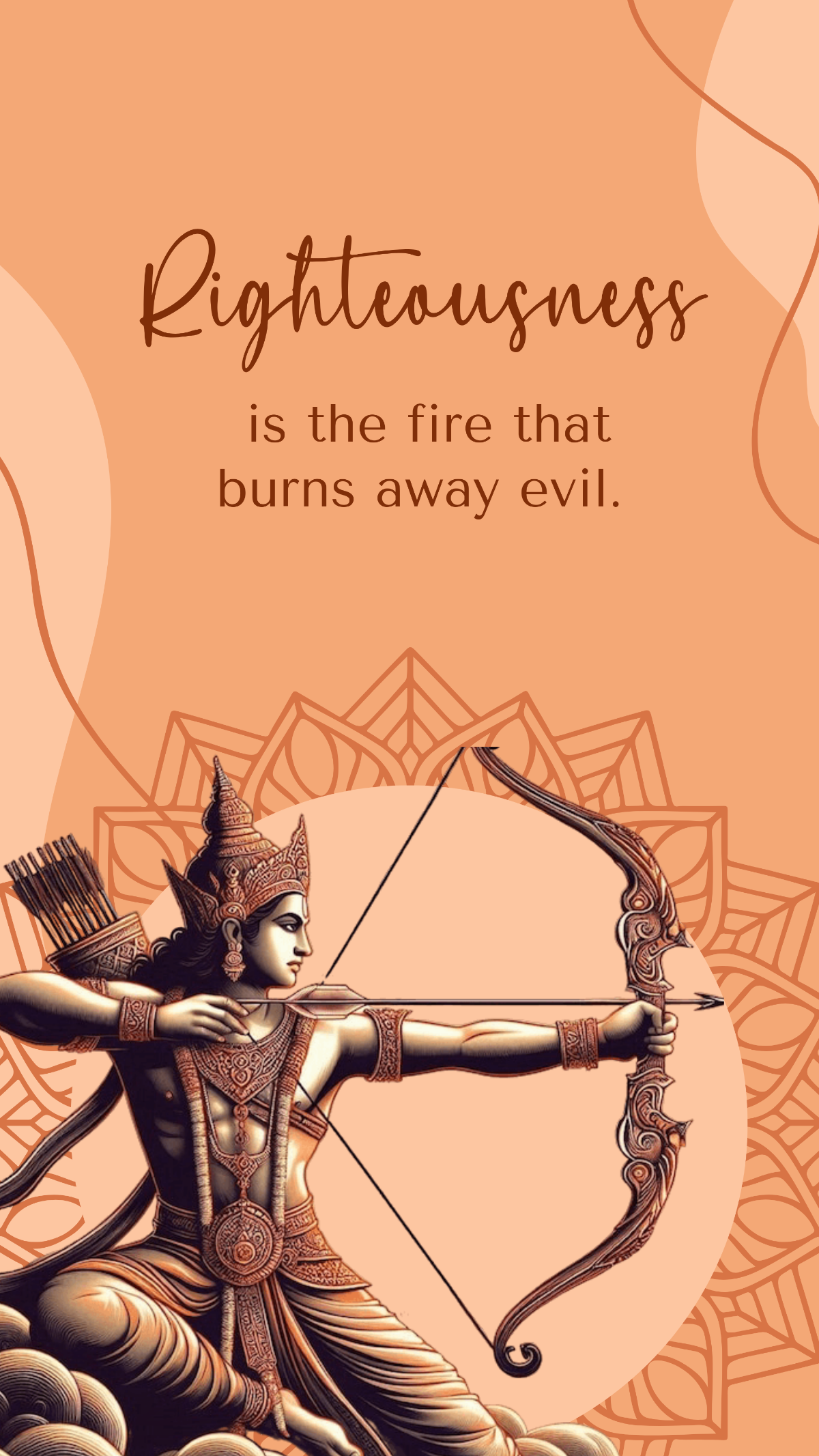 Free Aesthetic Dussehra Quotes Images Template to Edit Online