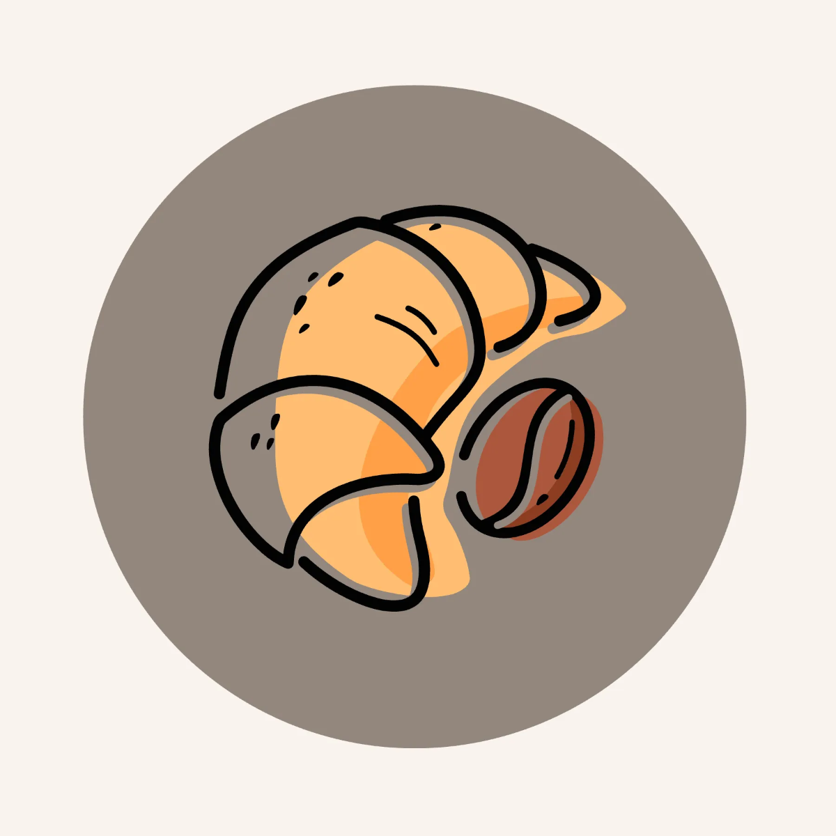 Free Cafe Instagram Highlight Cover Template to Edit Online