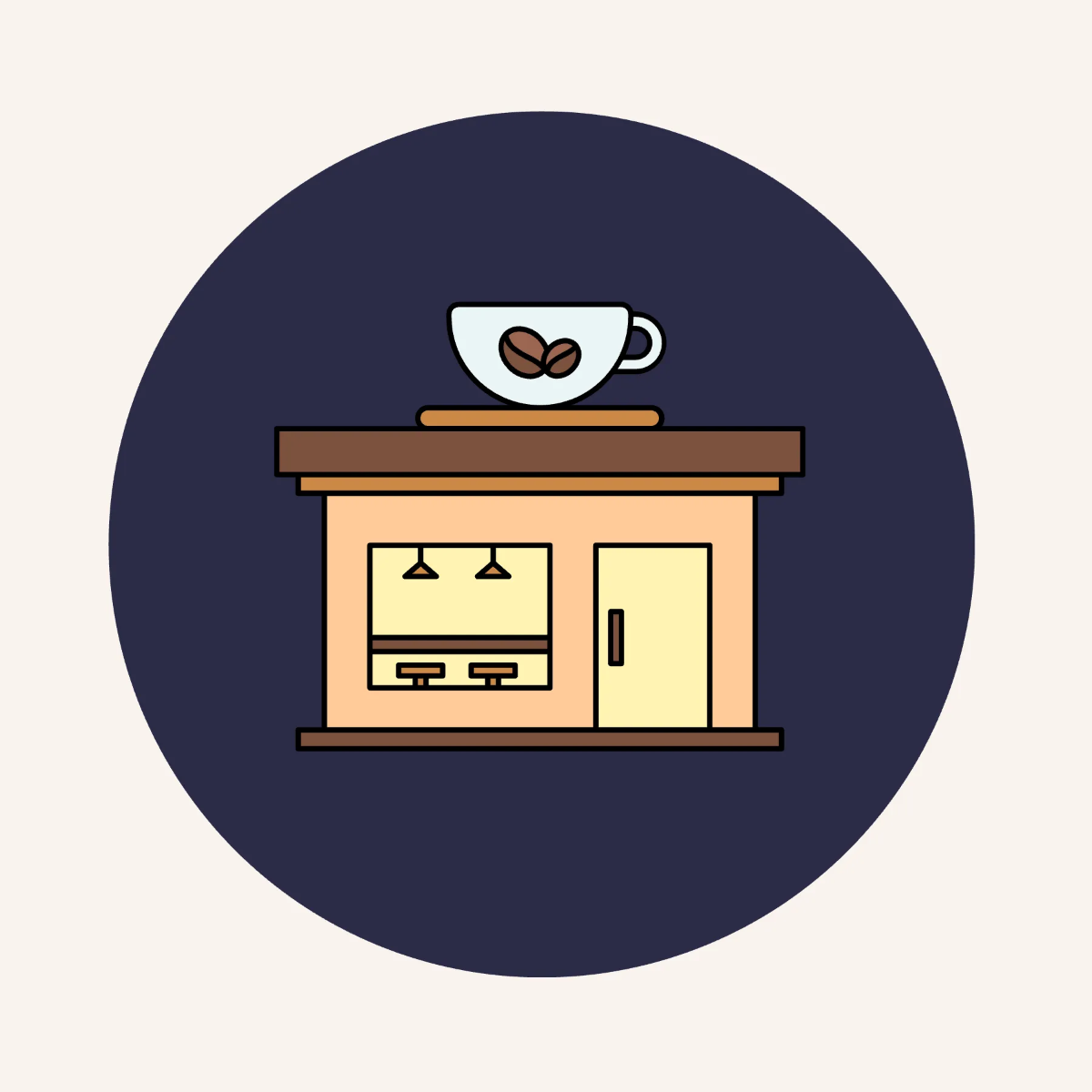 Free Cafe Instagram Highlight Cover Template to Edit Online