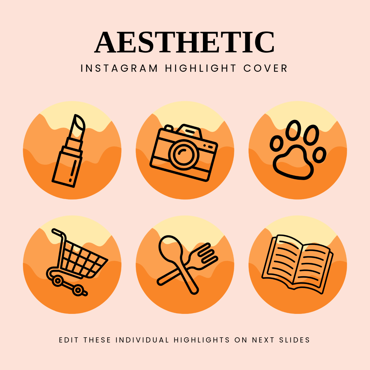 Free Aesthetic Instagram Highlight Cover to Edit Online