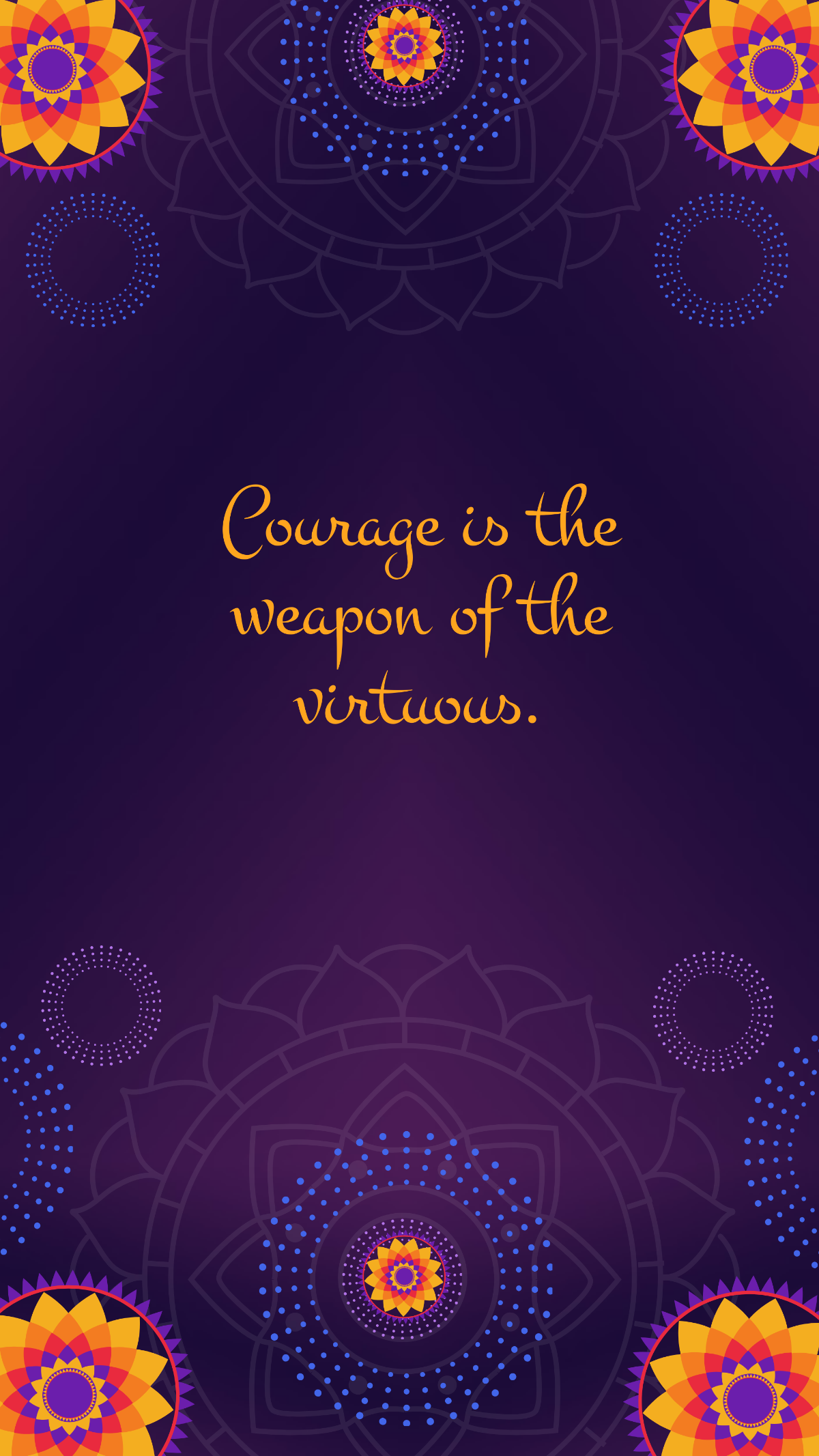 Free Inspirational Dussehra Quotes Template to Edit Online