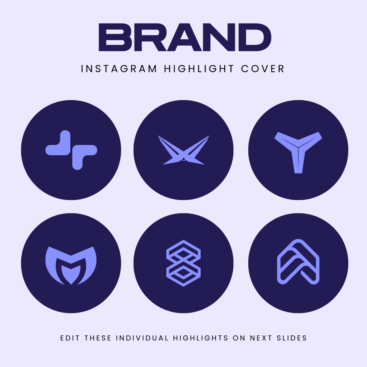 Free Brand Instagram Highlight Cover Template to Edit Online