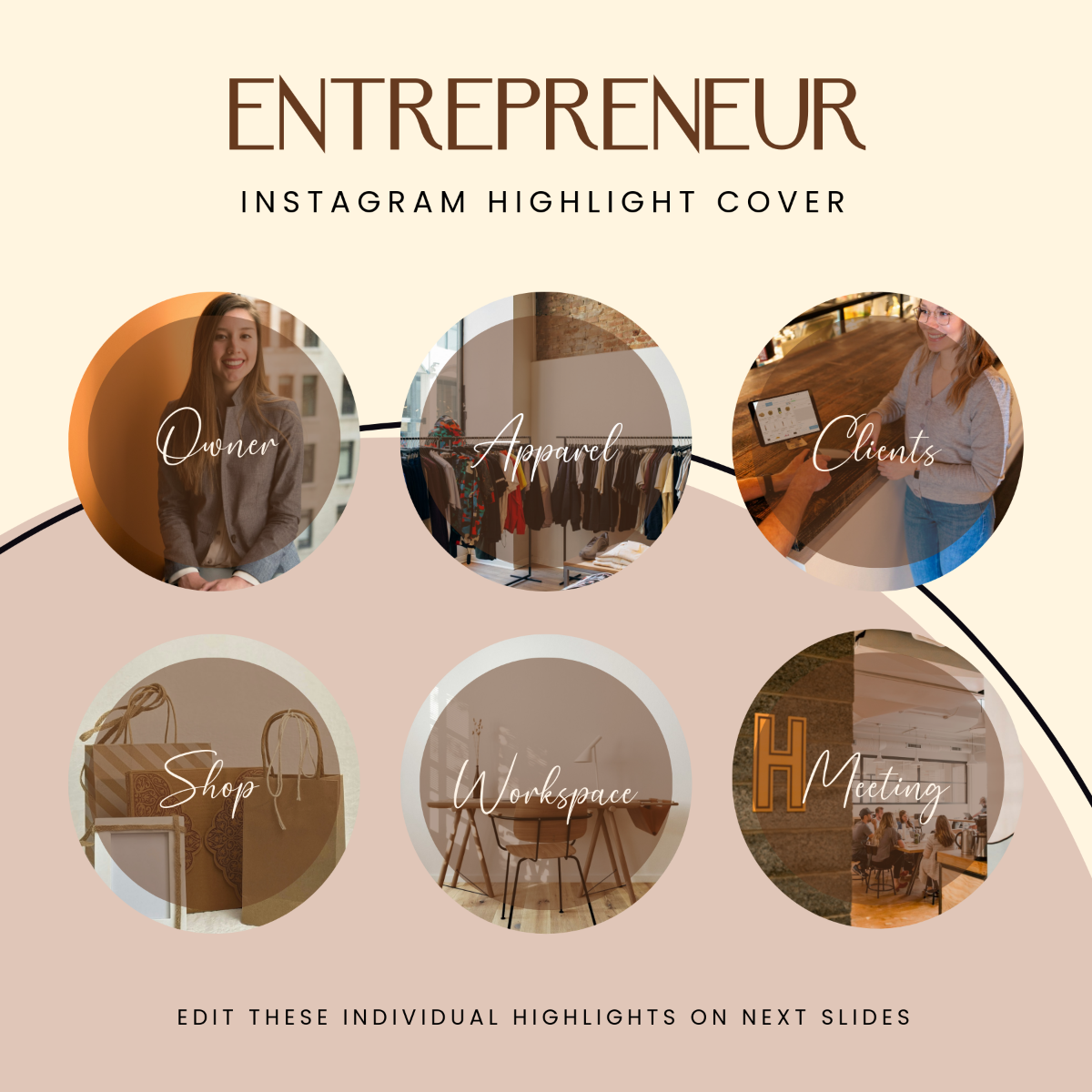 Free Entrepreneur Instagram Highlight Cover Template to Edit Online