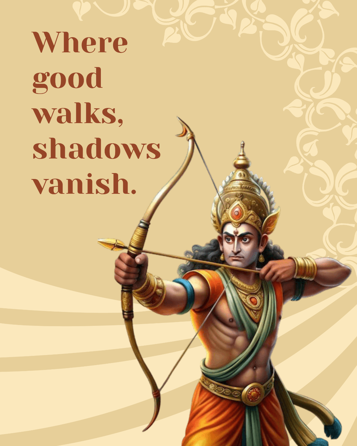 Free Dussehra Quotes Instagram Post Template to Edit Online