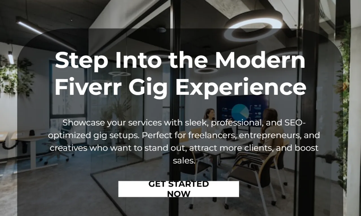 Modern Fiverr Gig Template