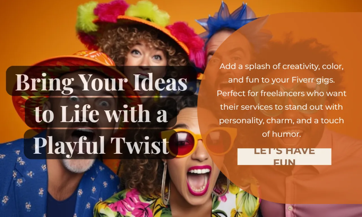 Playful Fiverr Gig Template