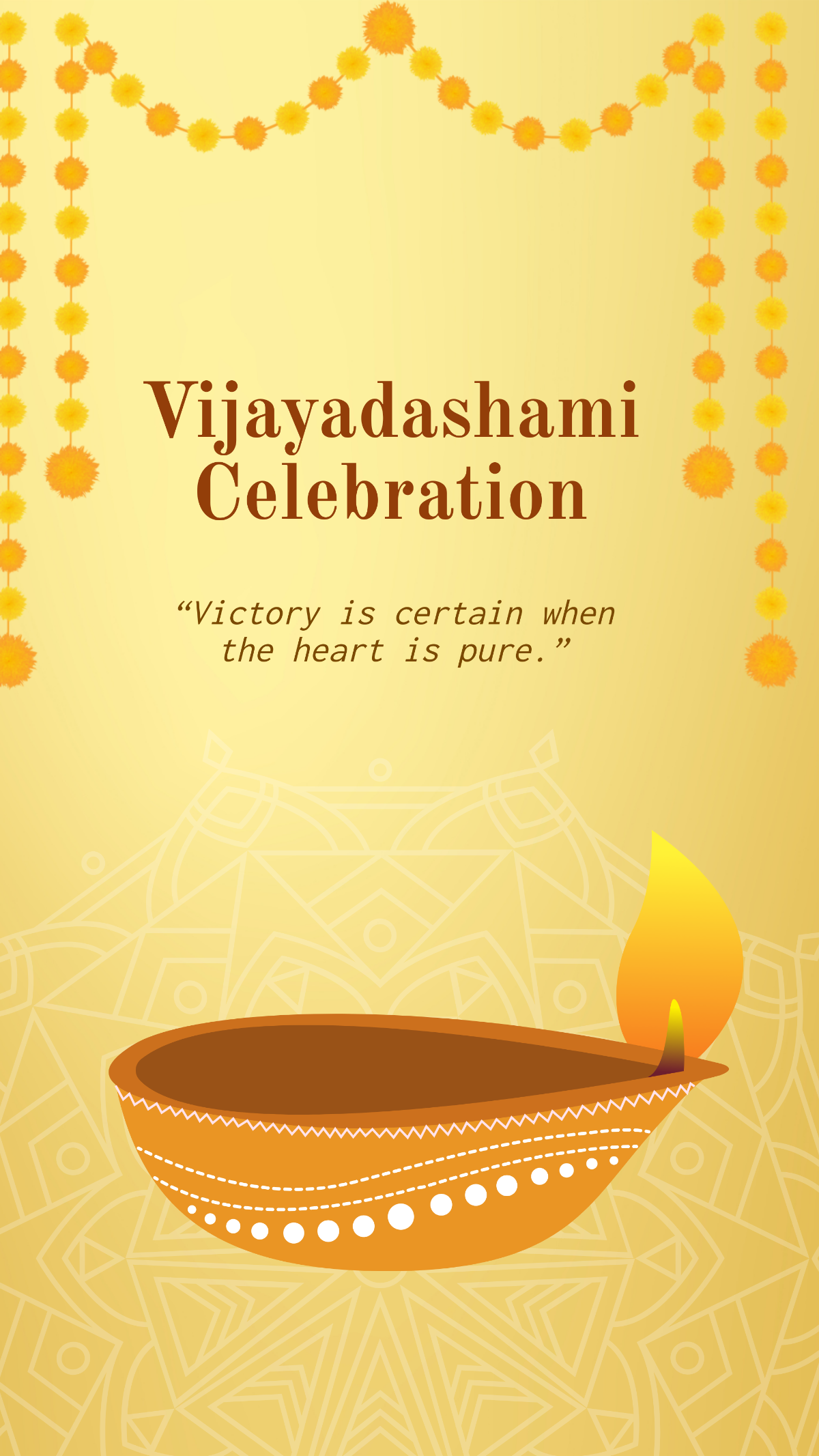Free Golden Vijayadashami Dussehra Quotes Template to Edit Online Free Golden Vijayadashami Dussehra Quotes Template to Edit Online