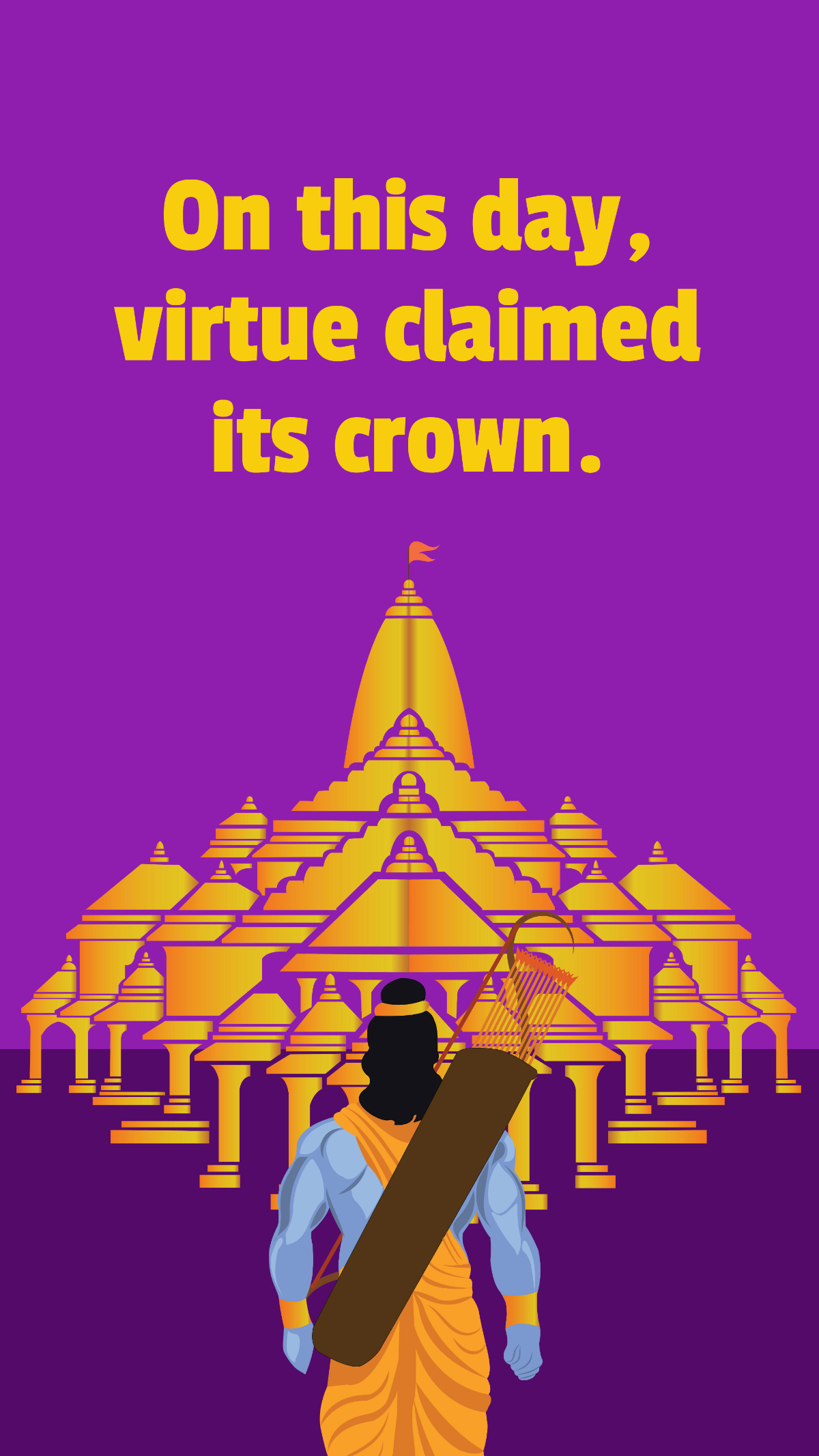 Free Dashami Dussehra Quotes Template to Edit Online