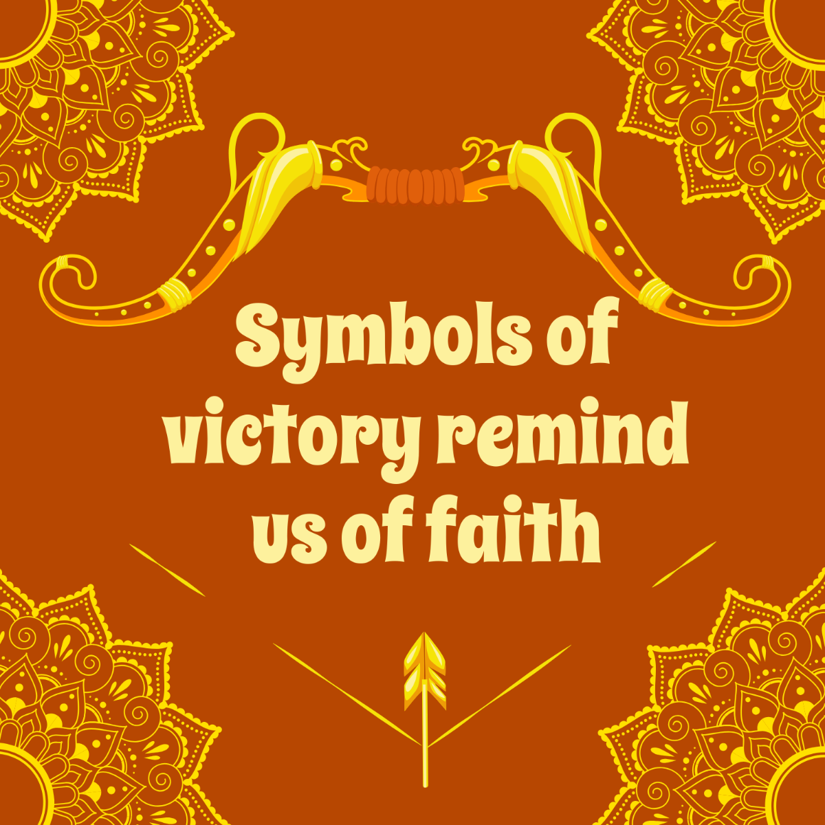Free Dussehra Quotes Clipart Template to Edit Online