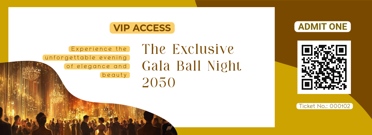 Free VIP Event Ticket Template to Edit Online