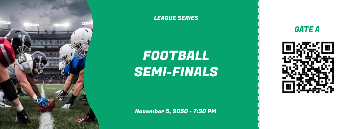 Free Sports Event Ticket Template to Edit Online
