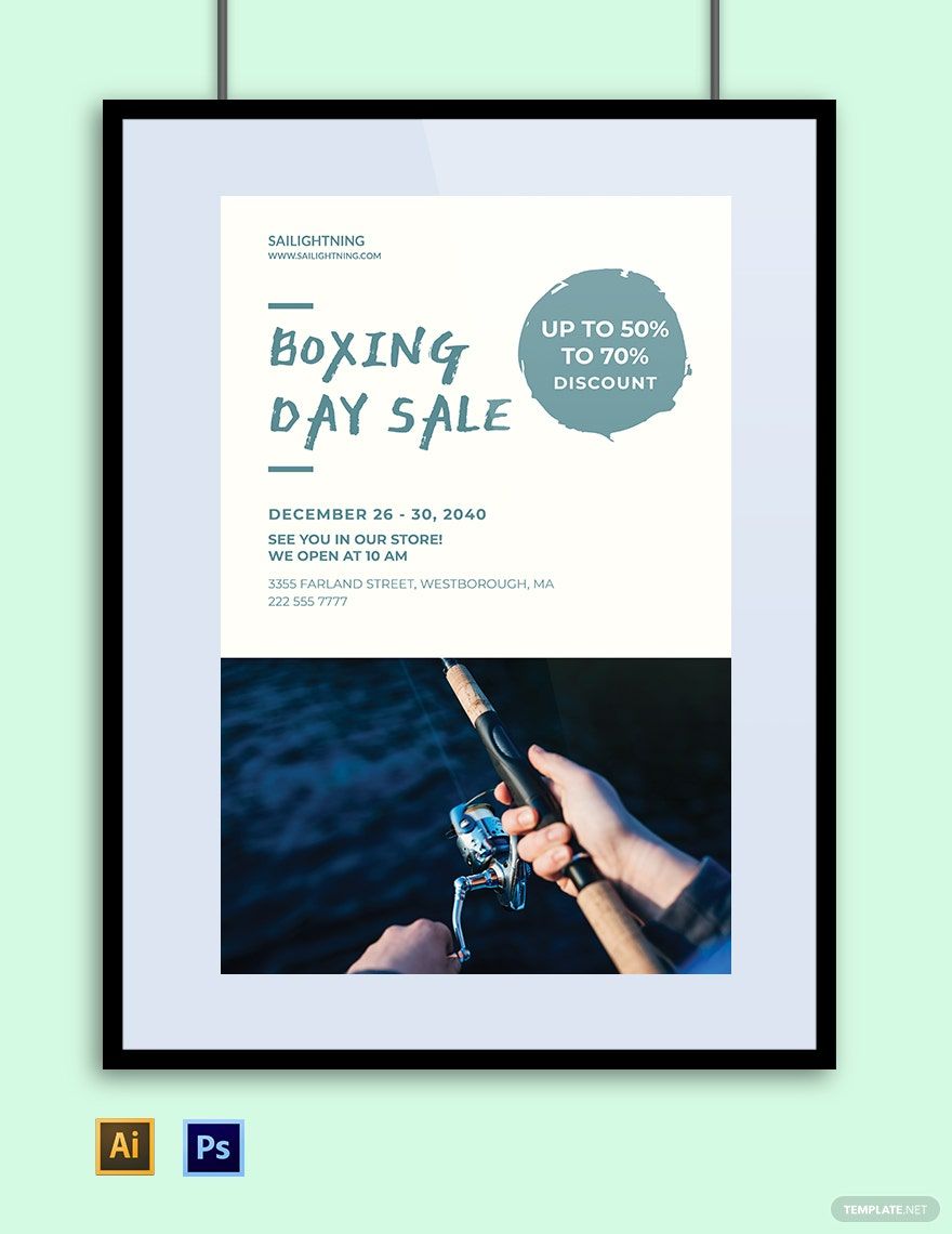 Boxing Day Poster Template