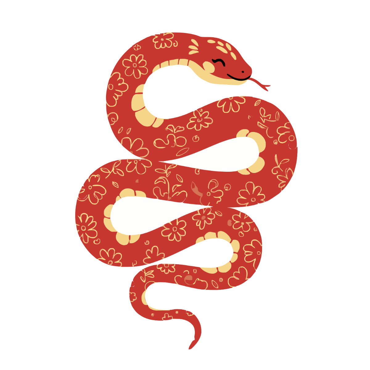 Free Chinese New Year Snake Clipart to Edit Online