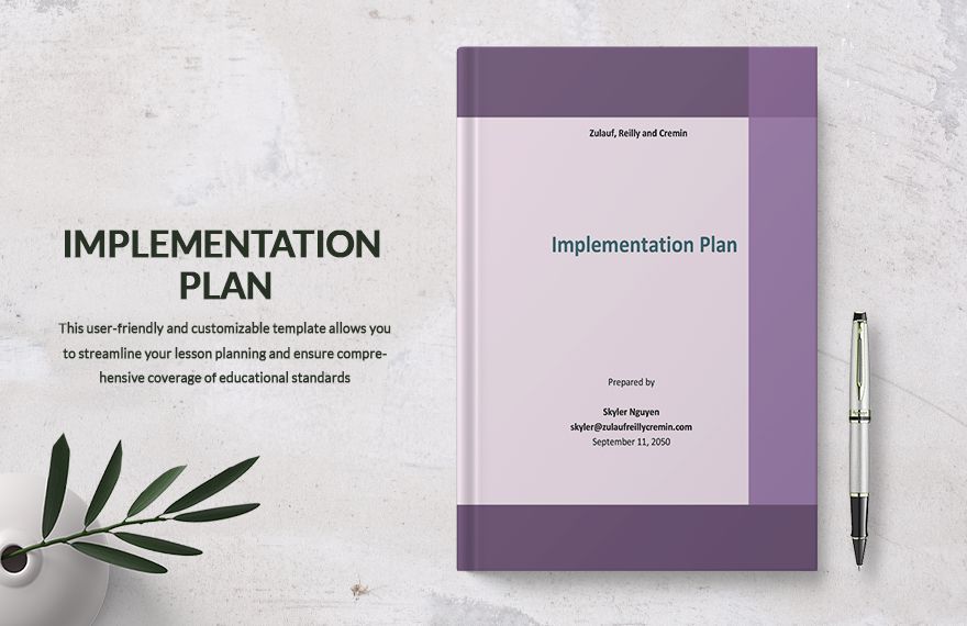 Implementation Plan Template - Download in Word, Google Docs, PDF ...