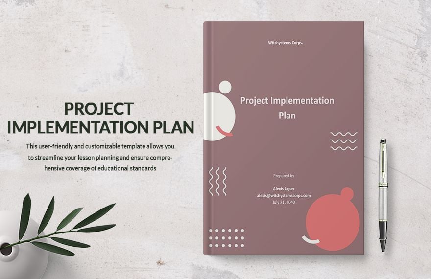 Basic Project Implementation Plan Template