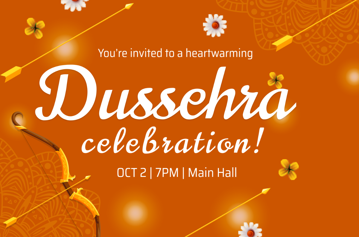 Free Dussehra Invitation Banner to Edit Online