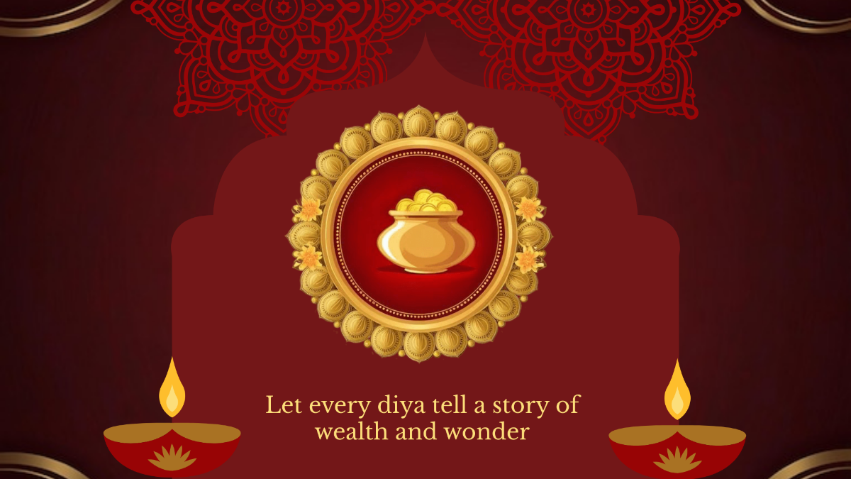 Free Dhanteras Image Background Template to Edit Online