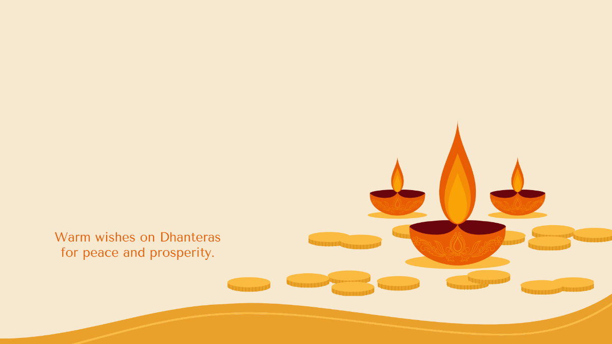 Free Simple Shubh Dhanteras Background Template to Edit Online