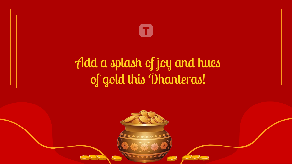 Free Creative Dhanteras Logo Background Template to Edit Online