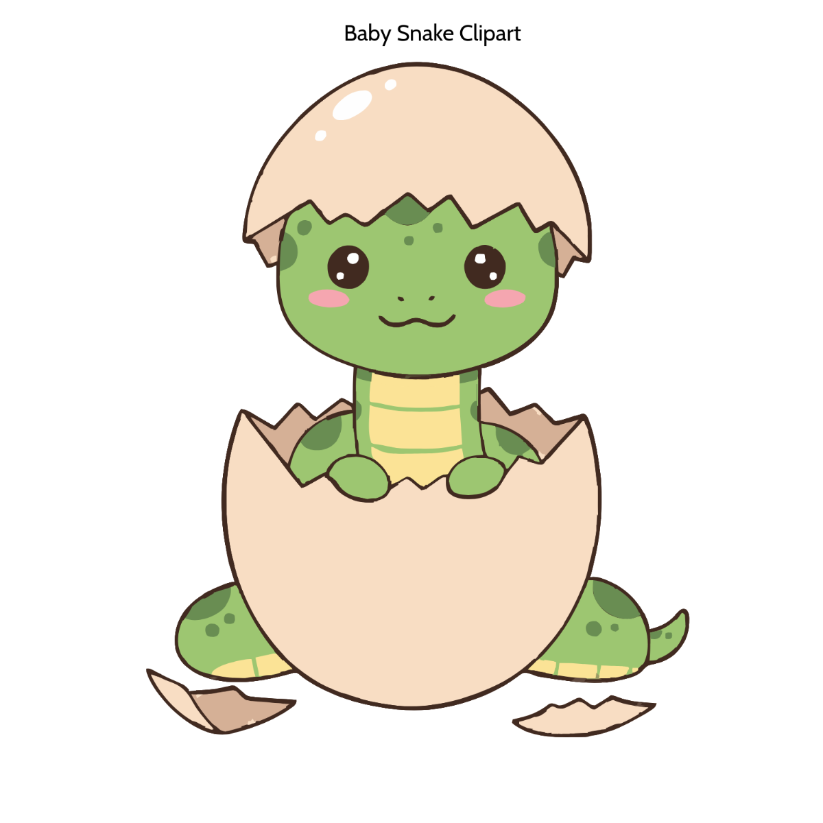 Free Baby Snake Clipart to Edit Online