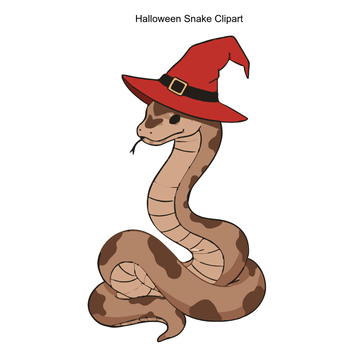 Free Halloween Snake Clipart to Edit Online