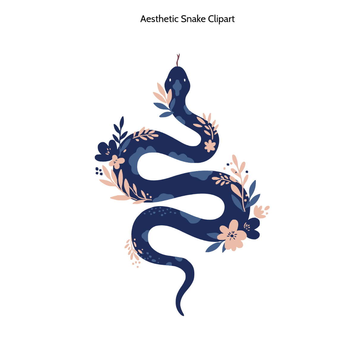 Free Python Snake Clipart Template to Edit Online image.