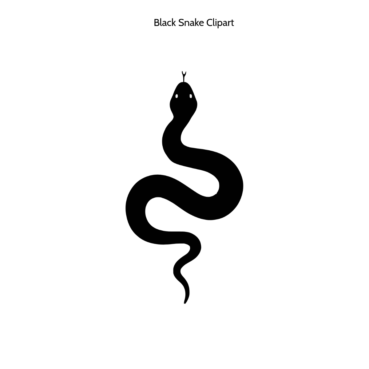 Free Python Snake Clipart Template to Edit Online