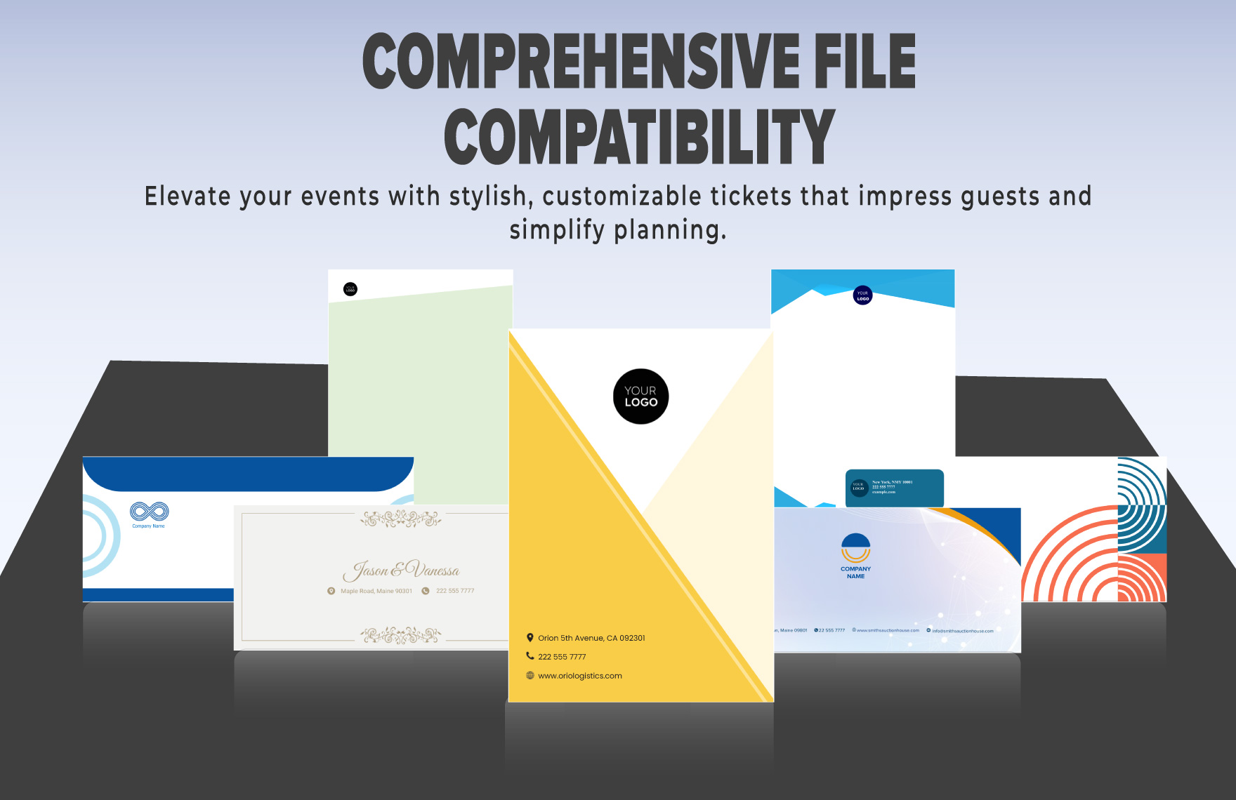 50+ Modern Envelope Template Bundle