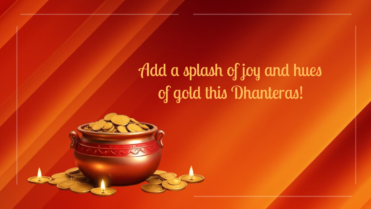 Free Abstract Dhanteras Background Template to Edit Online