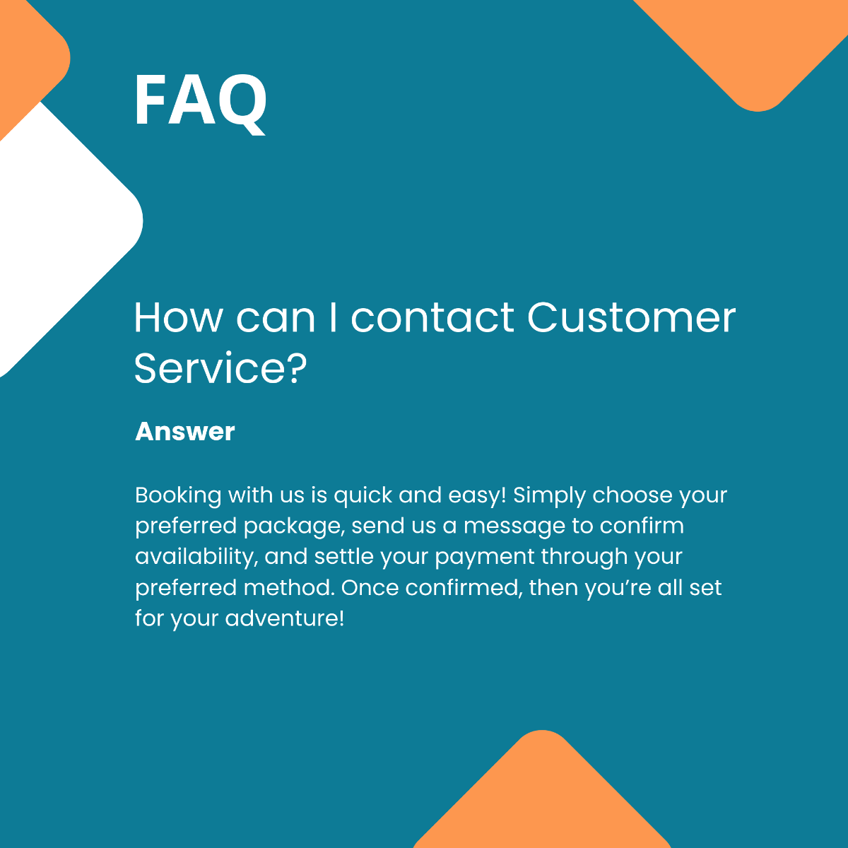 Free Travel Agency FAQ Instagram Post Template to Edit Online