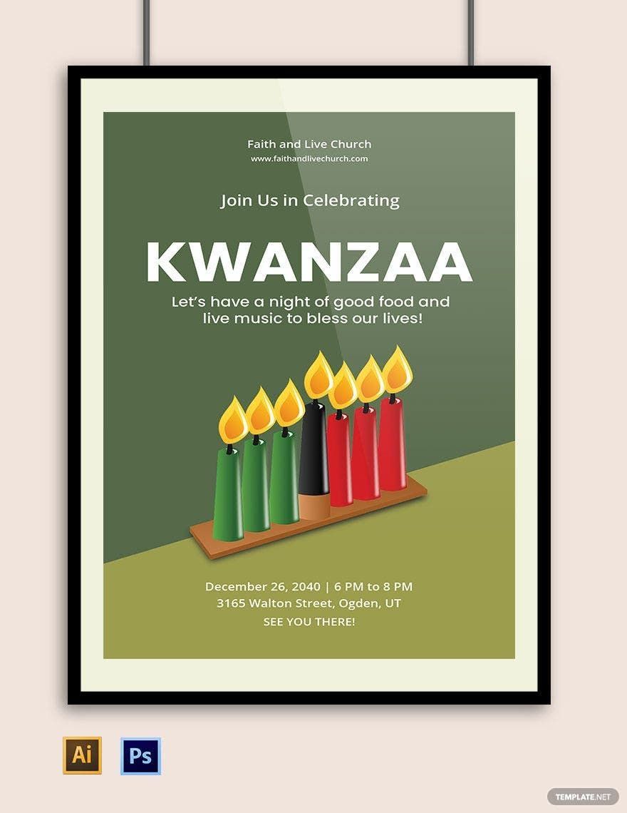 Kwanzaa Poster Template