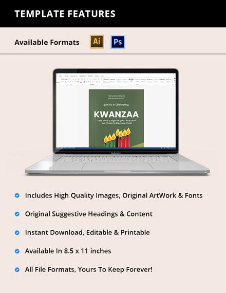 Free Kwanzaa Poster Template to Edit Online