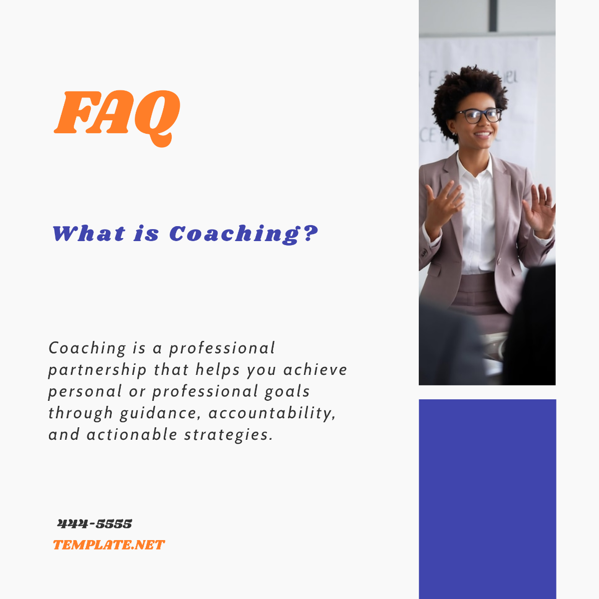 Free Coaching FAQ Template to Edit Online